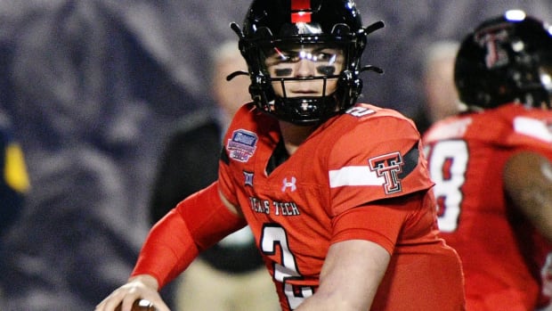 Texas Tech s Behren Morton during the 47th Radiance Technologies Independence Bowl against Texas Tech Saturday evening, December 16, 2023, at the Independence Stadium in Shreveport, Louisiana.  